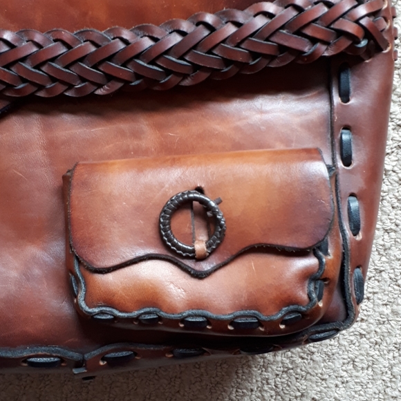 Locally Handmade Leather Bag - Picture 3 of 3